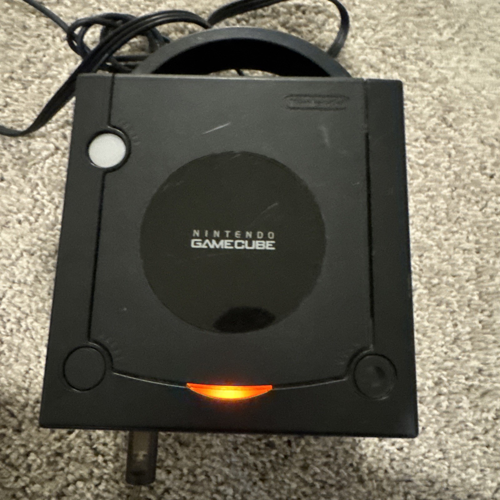 Nintendo GameCube Console NGC Console black + Controller + Wires Bundle