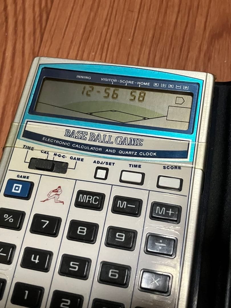 CASIO BB-9 Retro Baseball Game Calculator Japan Tested Working