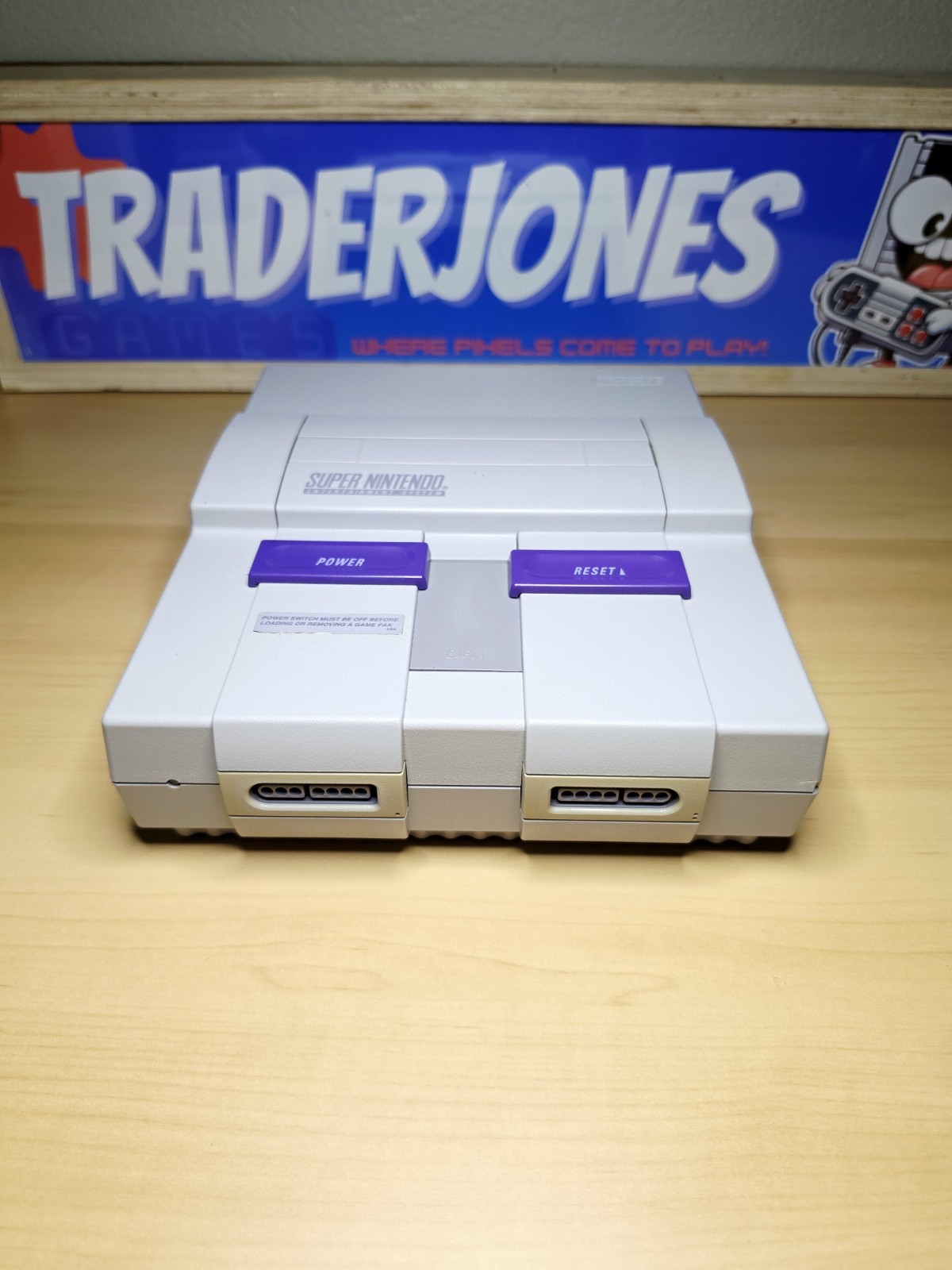 Super Nintendo SNES Console – Tested / Working – Cords + Controller