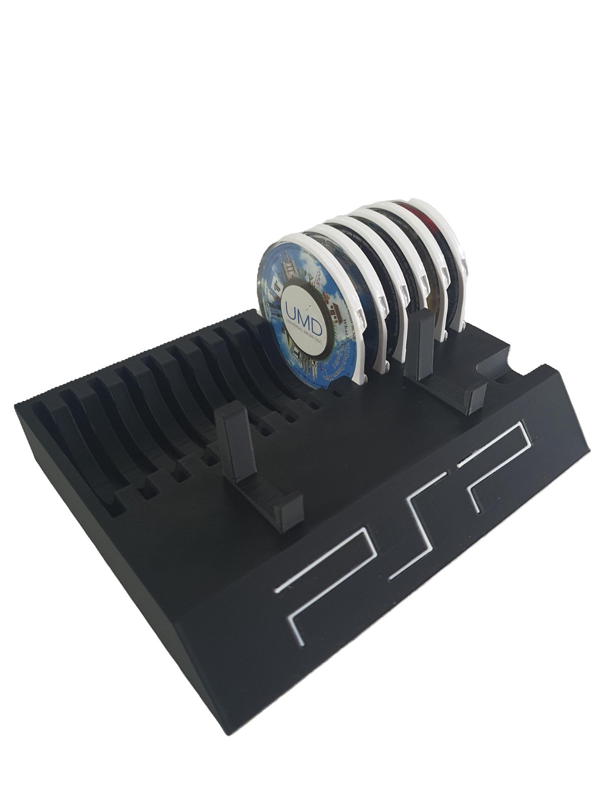 Sony PSP 2000/3000 Display Stand With PSP Game Holder 3D Printed Holds 15 Games