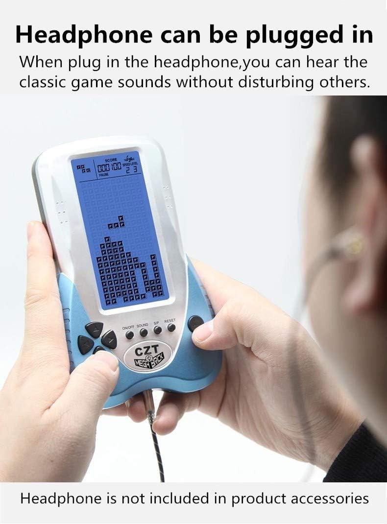 Portable 4.1-Inch Blue Game Console – Enjoy 23 Classic Games Anytime, Anywhere