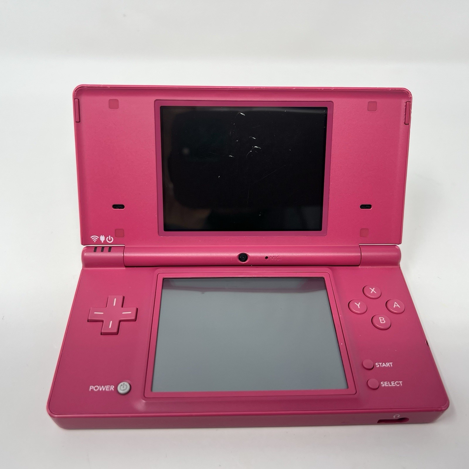 Nintendo DSi (2008) Console Hot Pink Handheld No Charger Tested (Read Desc)