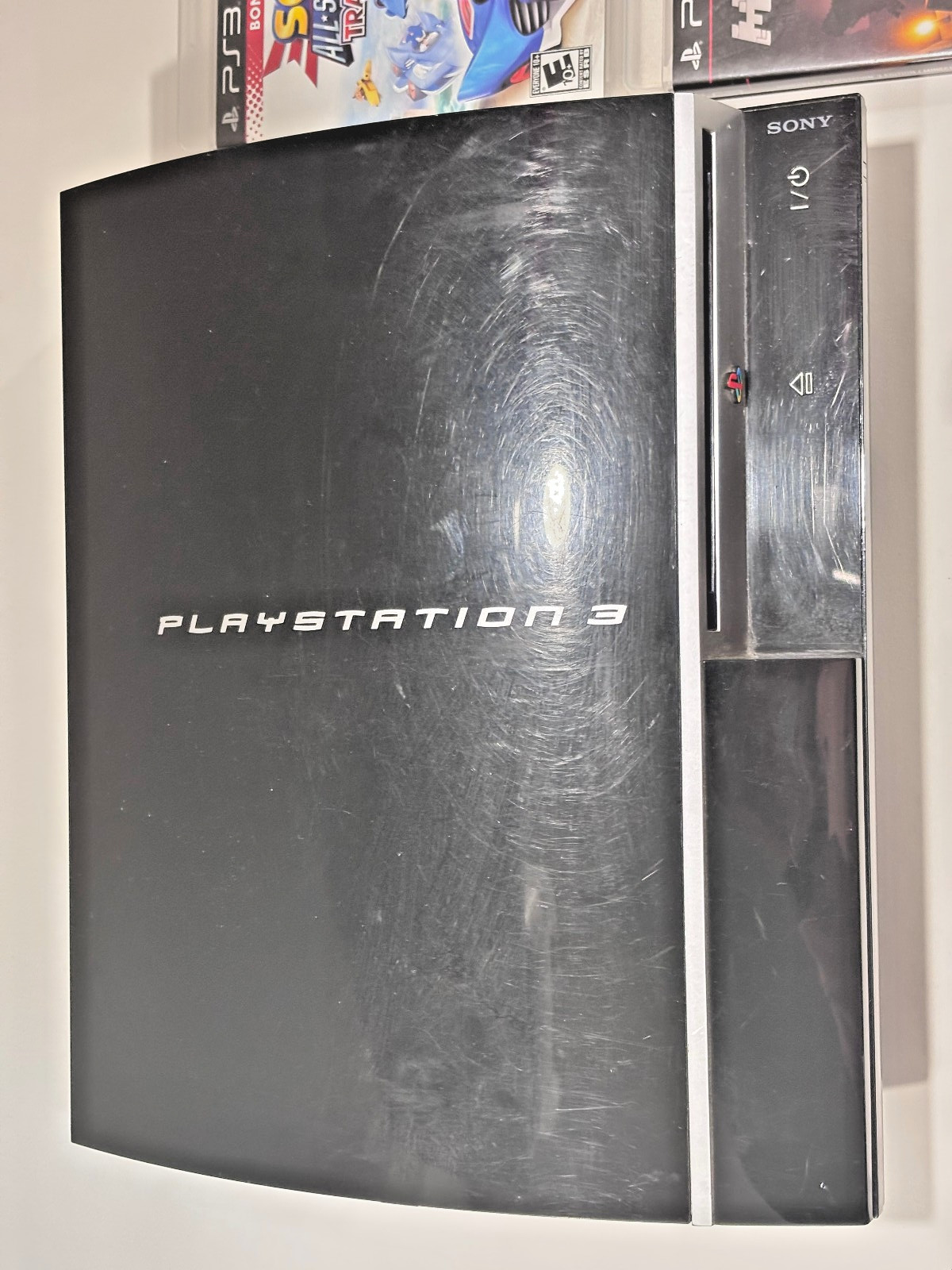 Sony PS3 Bundle (CECHK01 – 80GB) W/ OEM Sony DualShock Controllers & 7 Games!