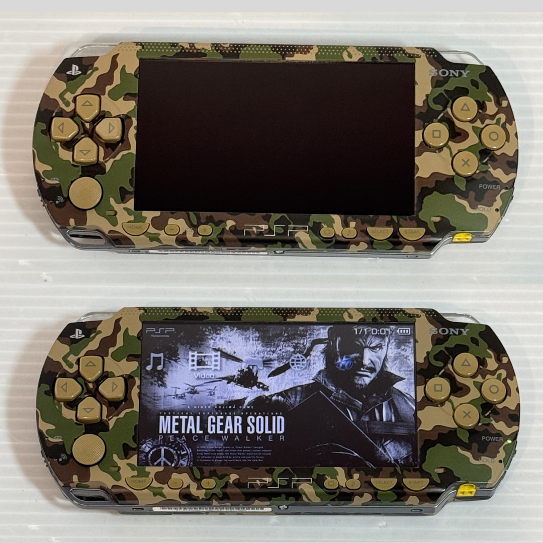 Sony PSP-1000 Console Metal Gear Solid Limited in Box w/Pouch, etc -Excellent+