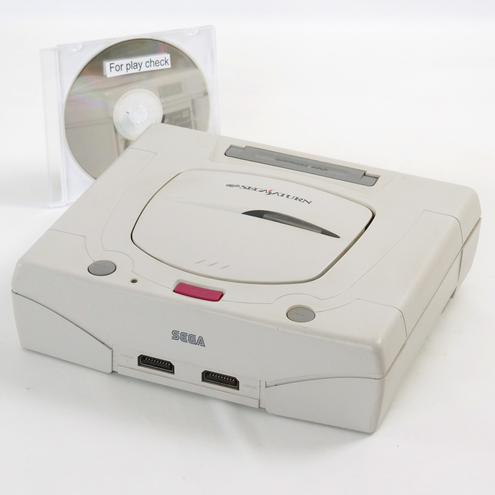 Sega Saturn Console -System Only- WHITE HST-3220 Tested JAPAN -NTSC-J- 028432