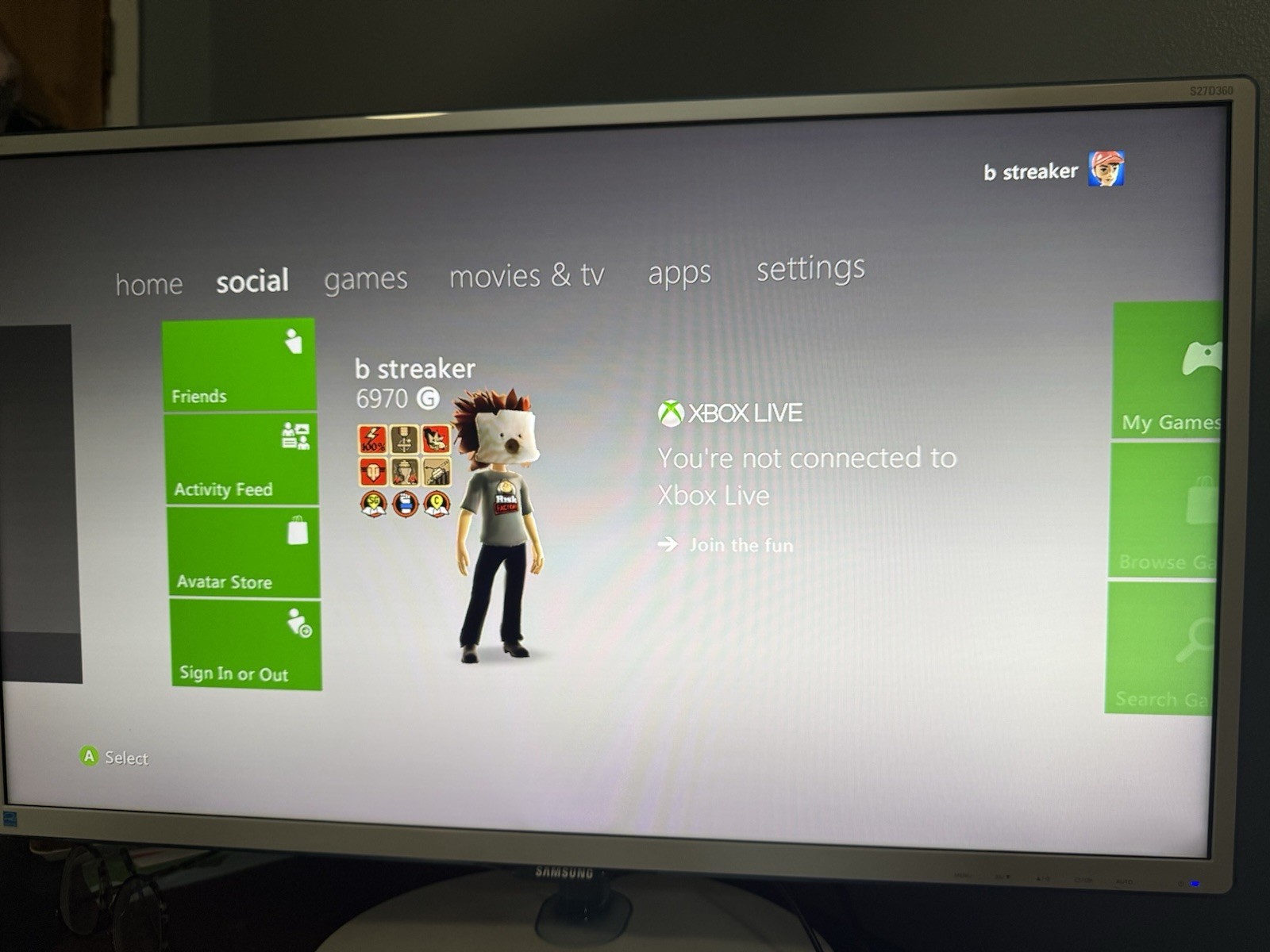Xbox 360 Console 60GB HDD – Power Cable + Controller