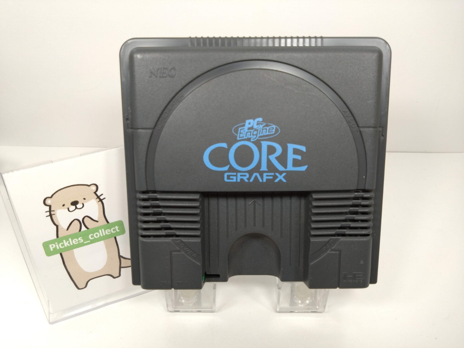 PC Engine Core Grafx PI-TG3 w/Backup Booster II PI-AD8 Tested NTSC-J NEC 1207E