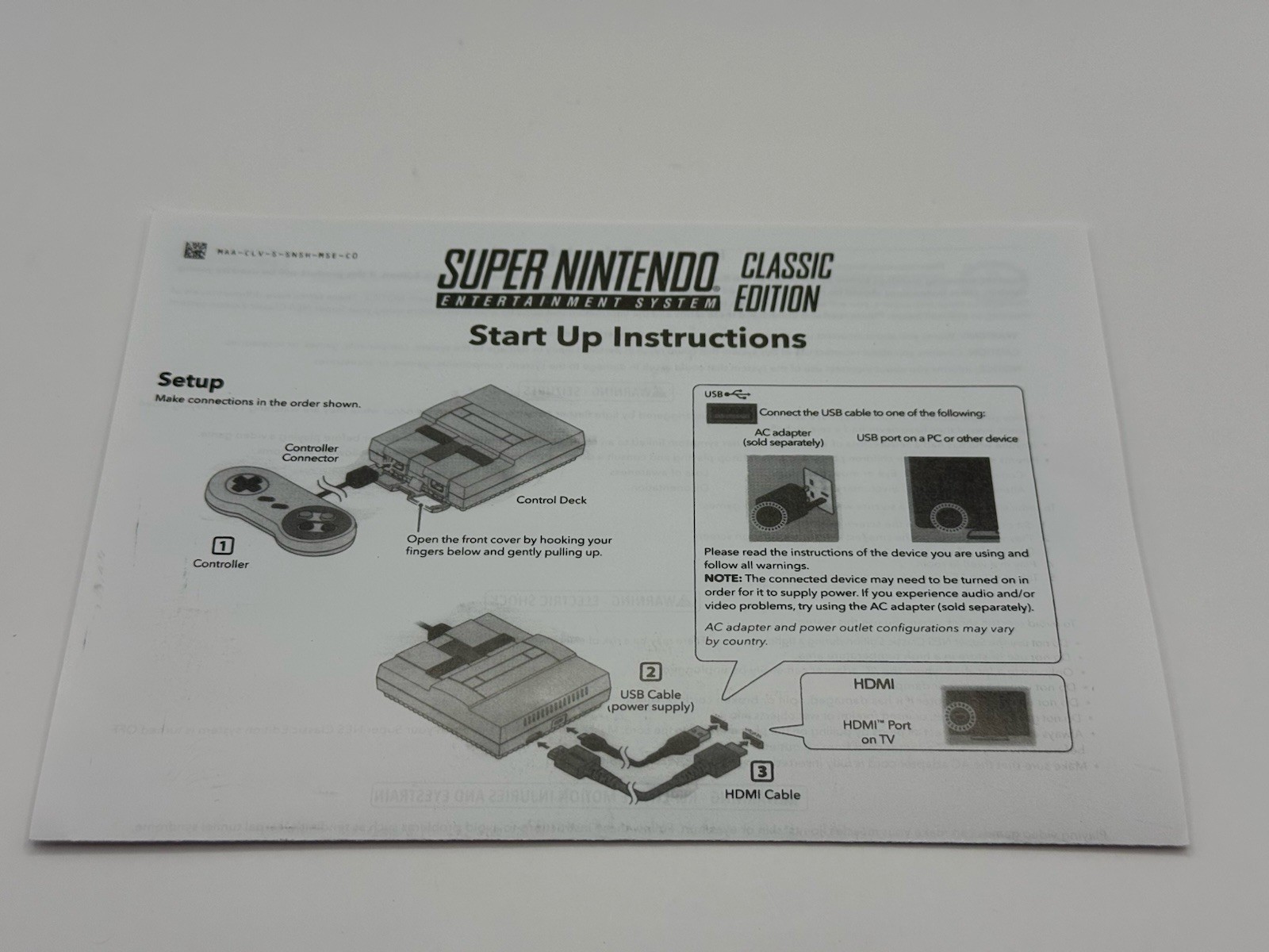 Nintendo SNES Classic Edition Mini Super Entertainment System