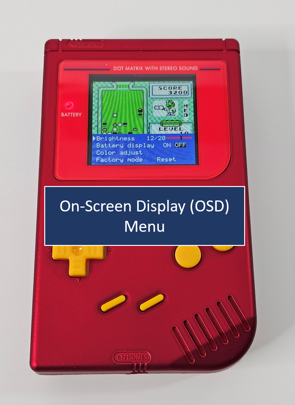 Custom Nintendo Game Boy DMG-01 – V5 IPS Backlit Screen – Cleaned & Serviced