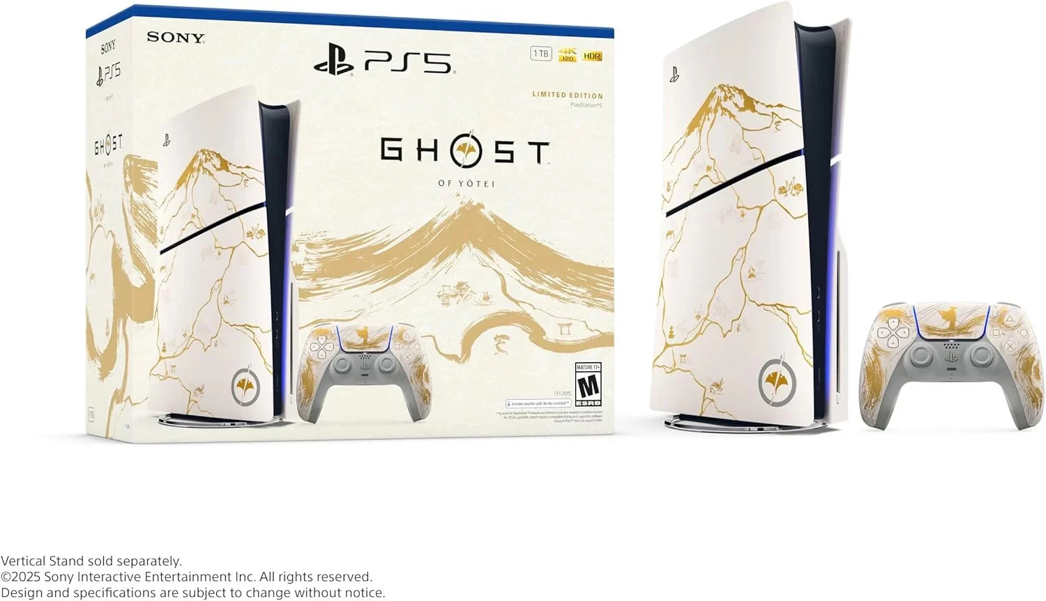 PS5 Ghost of Yotei Gold Bundle – Console With Extra Controller