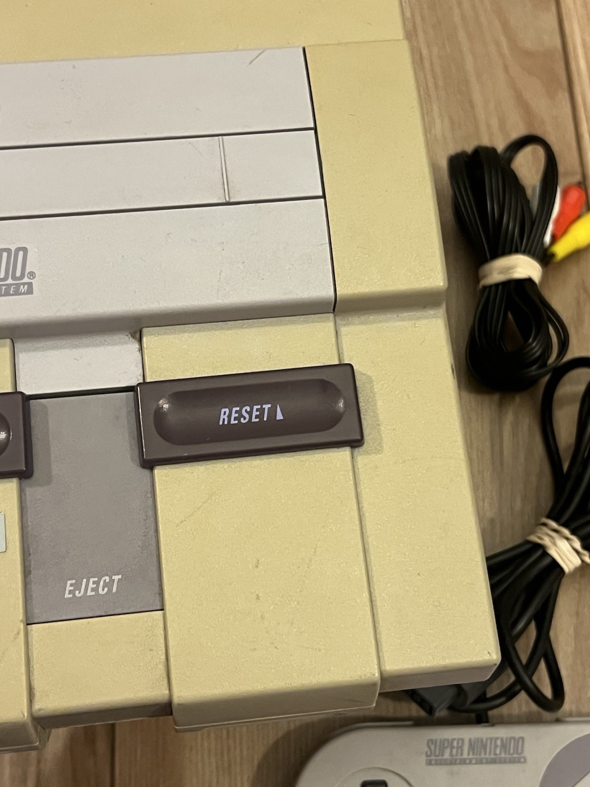 Super Nintendo SNES Console Bundle 4 Games Controller Tested Works Clay Fighter