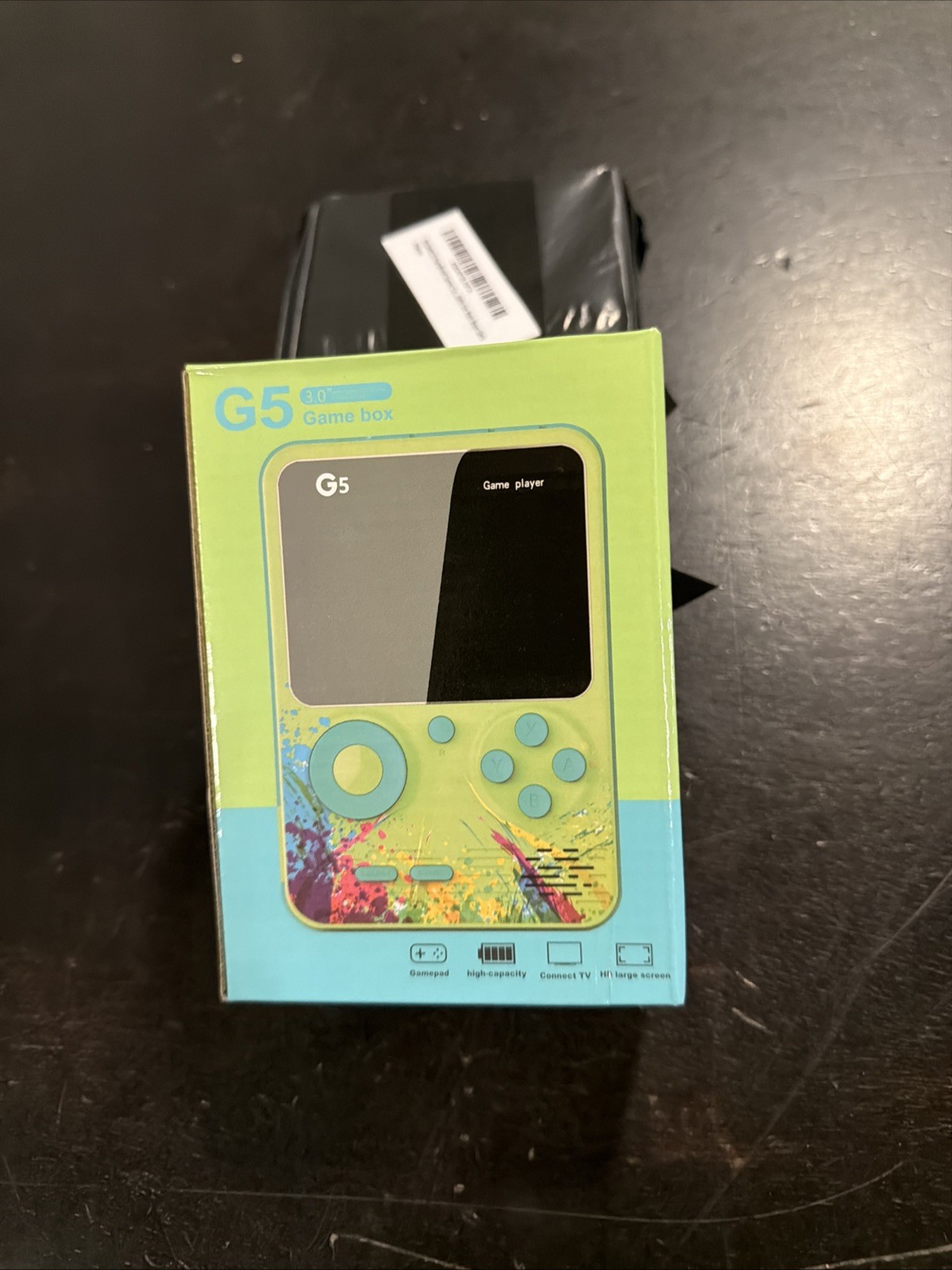 **NEW** G5 Handheld Game Box Player 500 Retro Games 3″ Screen Blue Color