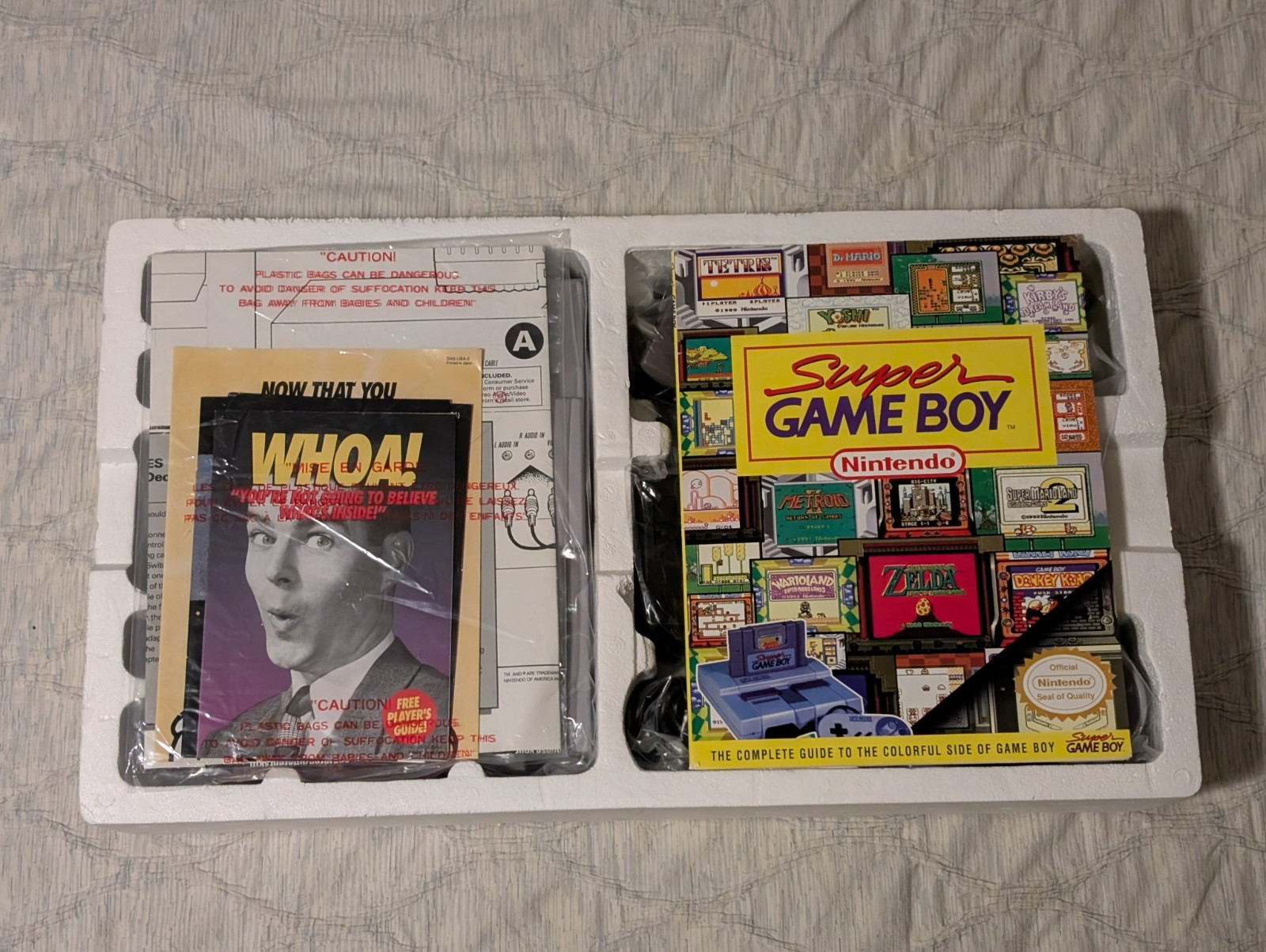 Super NES Super Game Boy Set (Nintendo SNES, 1994) Authentic – Complete CIB