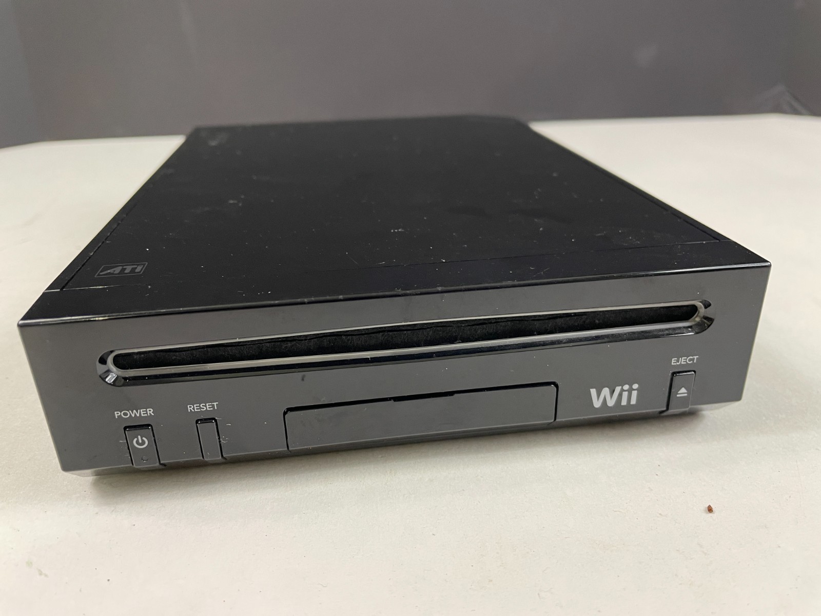 Wii Console System Only Black RVL-101 (USA) Tested Works Nintendo