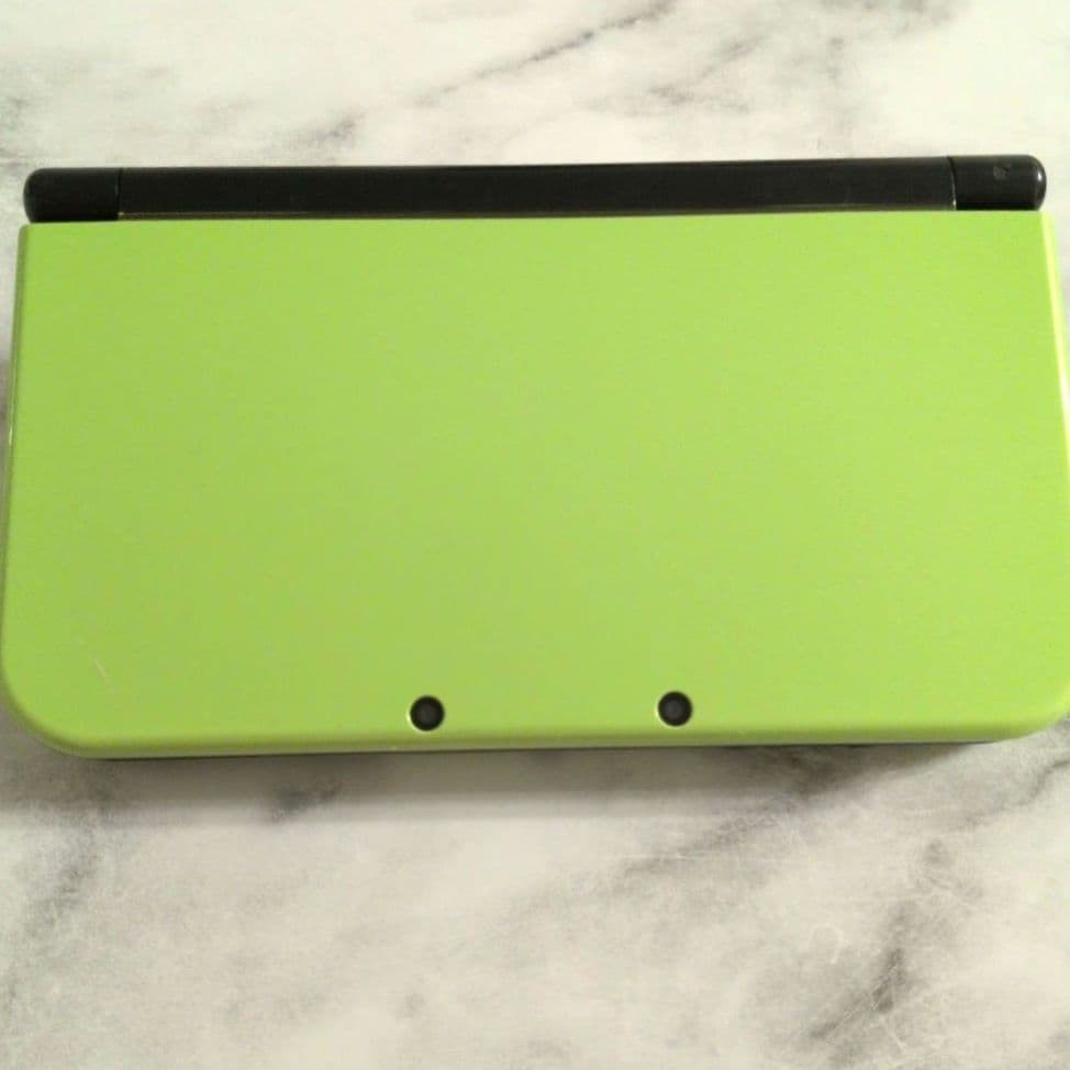 [ Excellent + ] New Nintendo 3DS XL Lime Black Dual IPS Tested w/Stylus #10