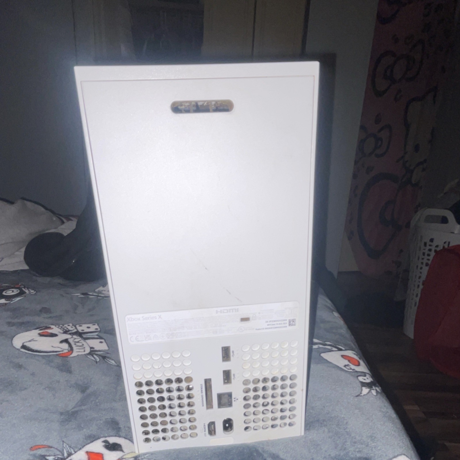 Microsoft Xbox Series X White Console, Wi-Fi, HDMI, USB-A, Ethernet