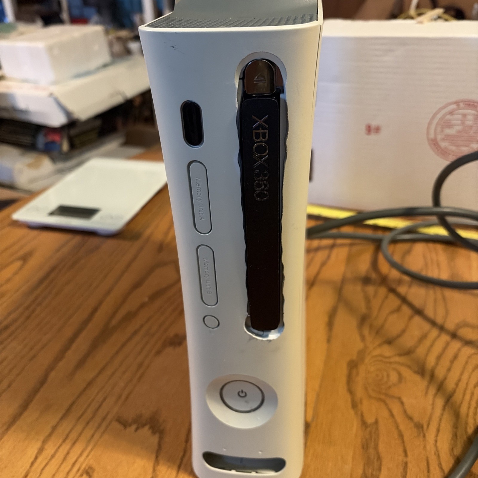 Microsoft Xbox 360 White With Power Cord – *See Notes*