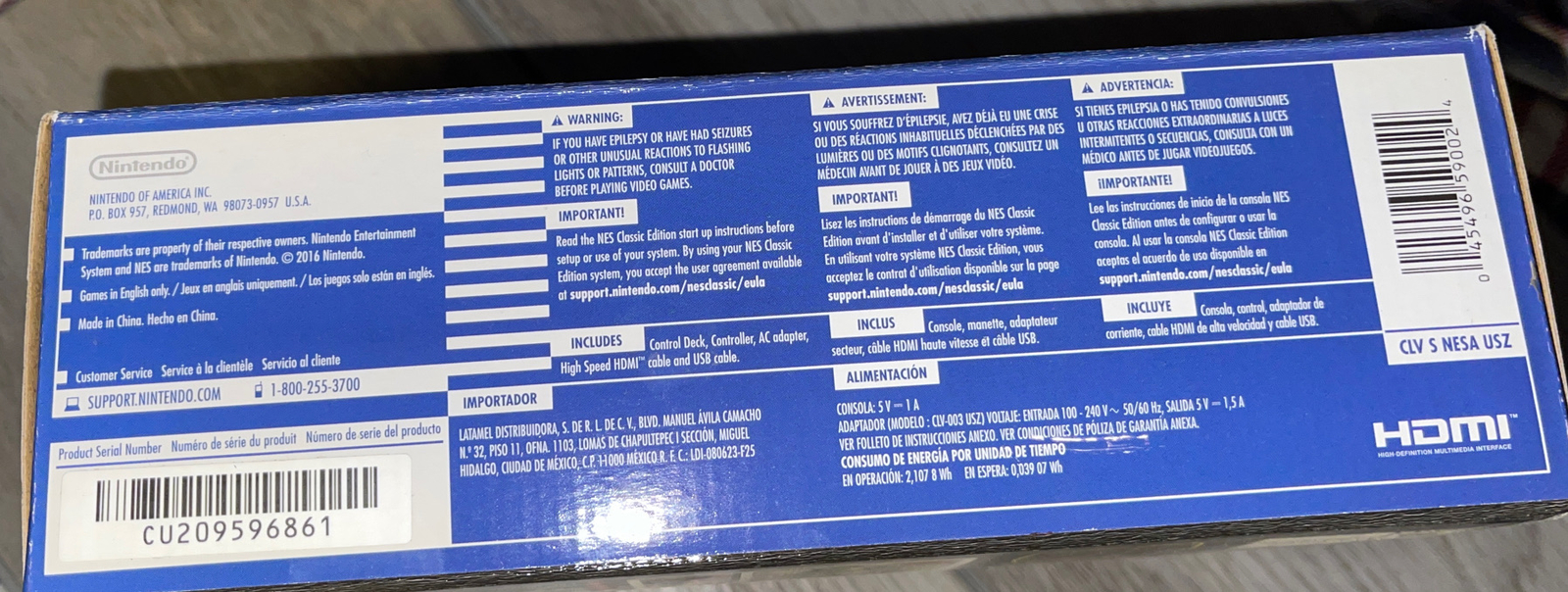 Nintendo Classic Edition NES Mini Game Console USA Brand New Authentic!