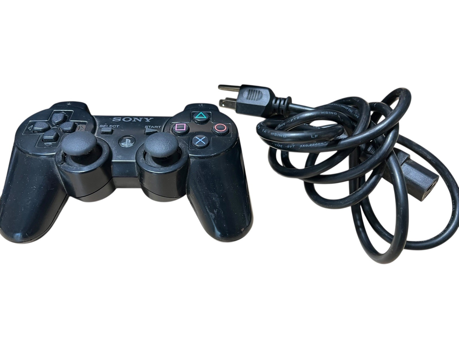 Sony PlayStation 3 PS3 Fat 80GB Bundle CECHL01 Tested! WORKS! Non Backward
