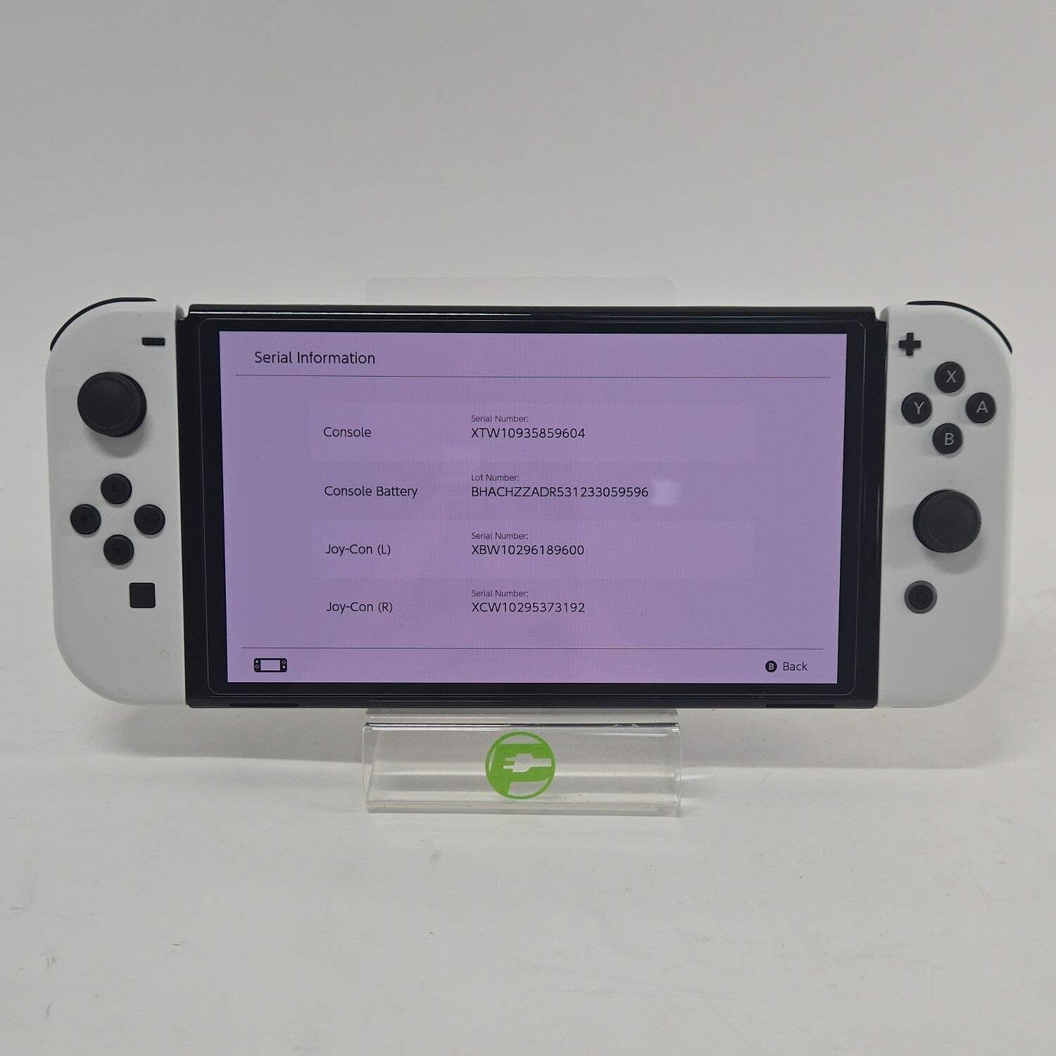 Nintendo Switch OLED Console Gaming System HEG-001 White