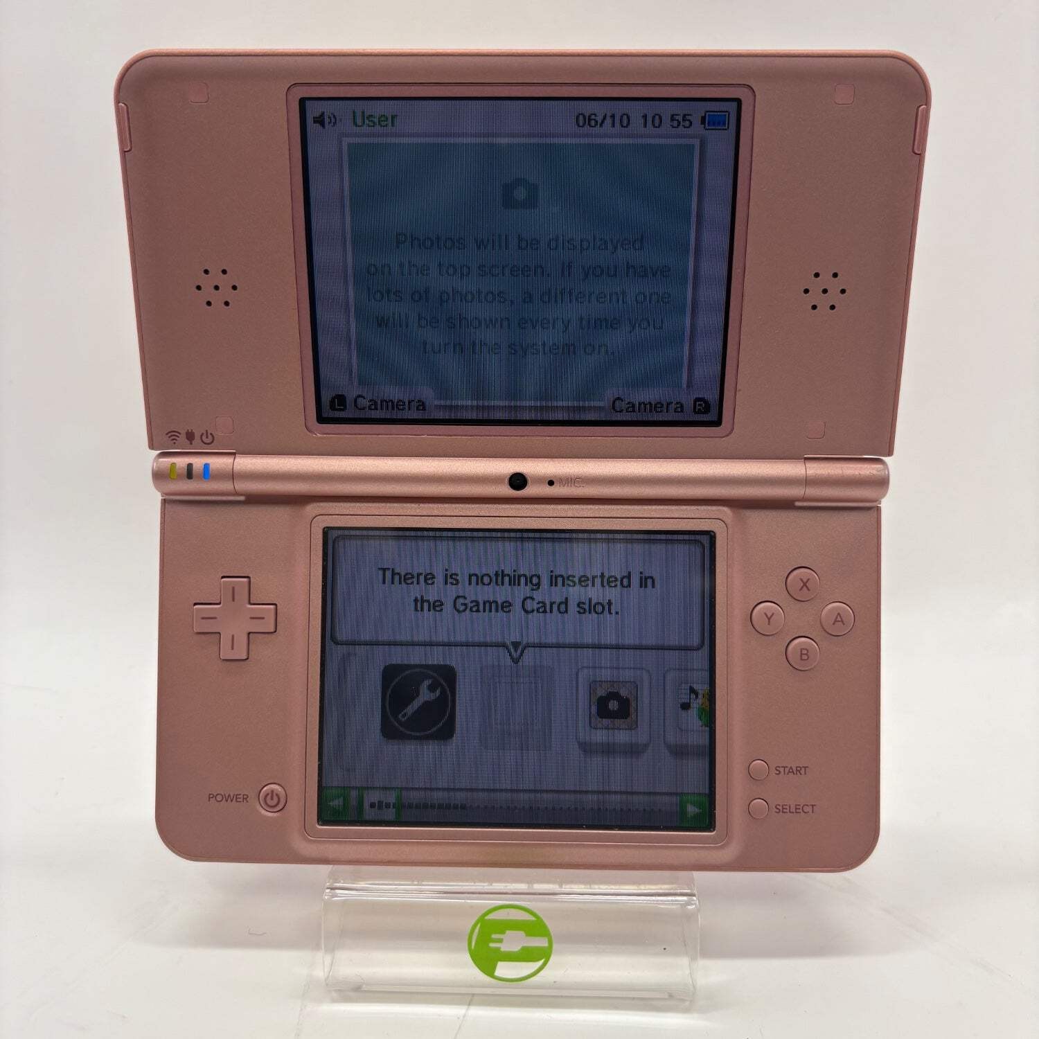 Nintendo DSi XL Handheld Game Console UTL-001 Metallic Rose