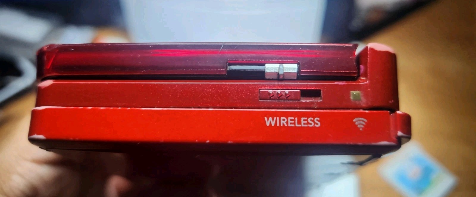 Nintendo 3DS Handheld Game Console Flame Red – Won’t Read SD Cards