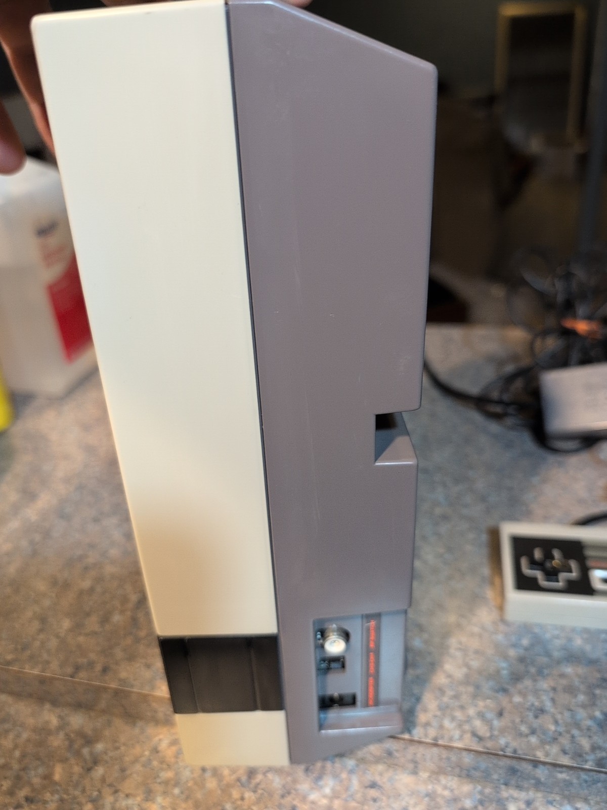Original Nintendo NES Console Complete Bundle Controllers TEST 1 Homemade Game