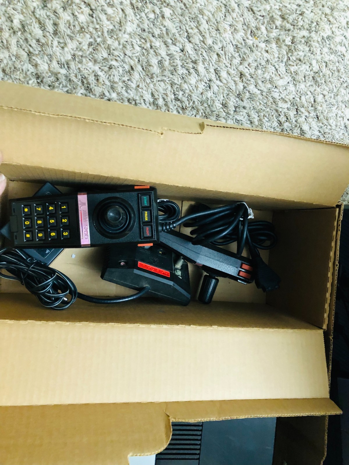 Atari 5200 4 ports Complete CIB W/ 2 Reconditioned Controllers Fully Tested
