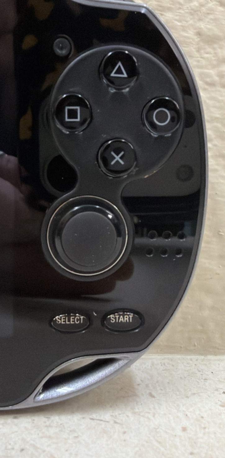 Sony PlayStation Vita Black PCH-1001 OLED With Original Charger and Case