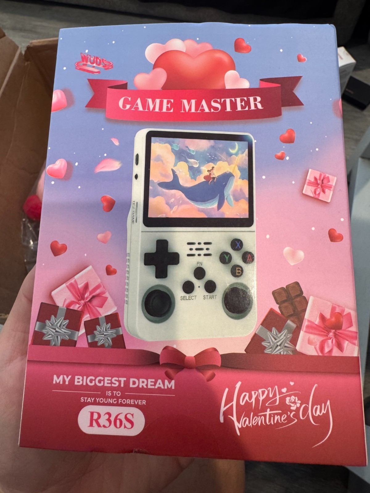 White R36S Handheld Game Console 3.5 Inch IPS Screen 20000+ Games Video Games