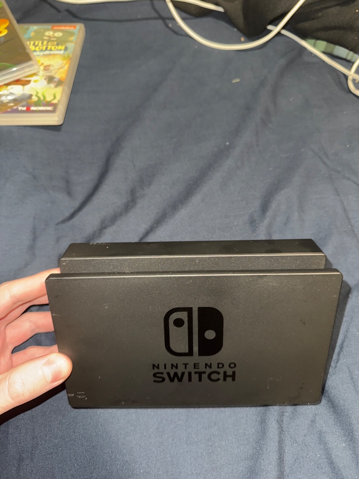 Nintendo Switch V2 Gray Joy Cons 32GB Gaming Console + Luigi’s Mansion 3 + SSBFB