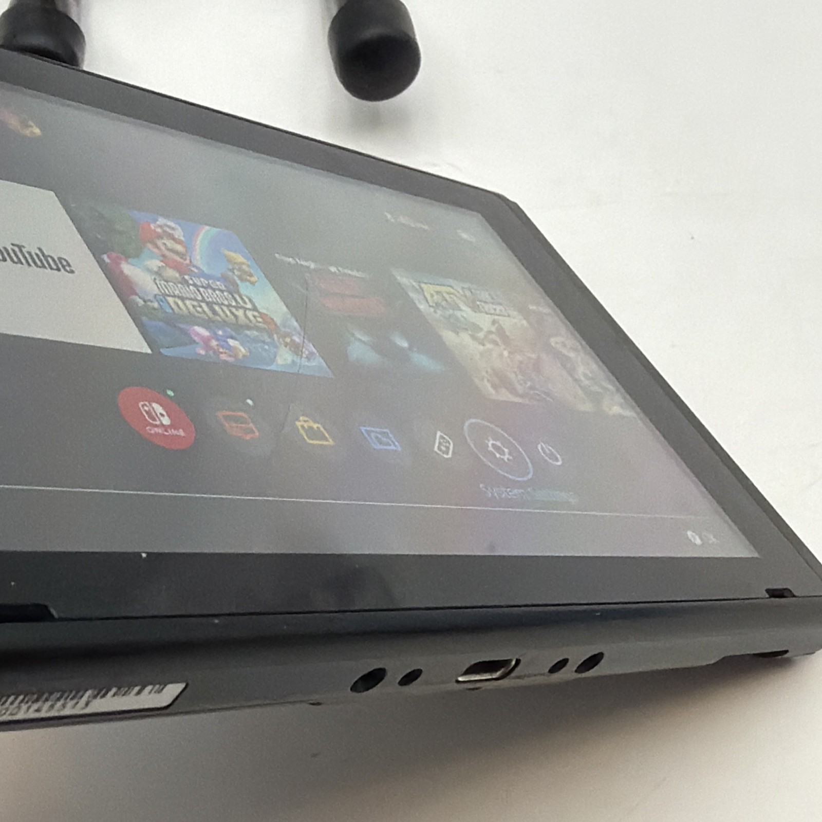 Nintendo Switch Gaming System V2 HAC-001(01) Console Tablet Only** Scratch**