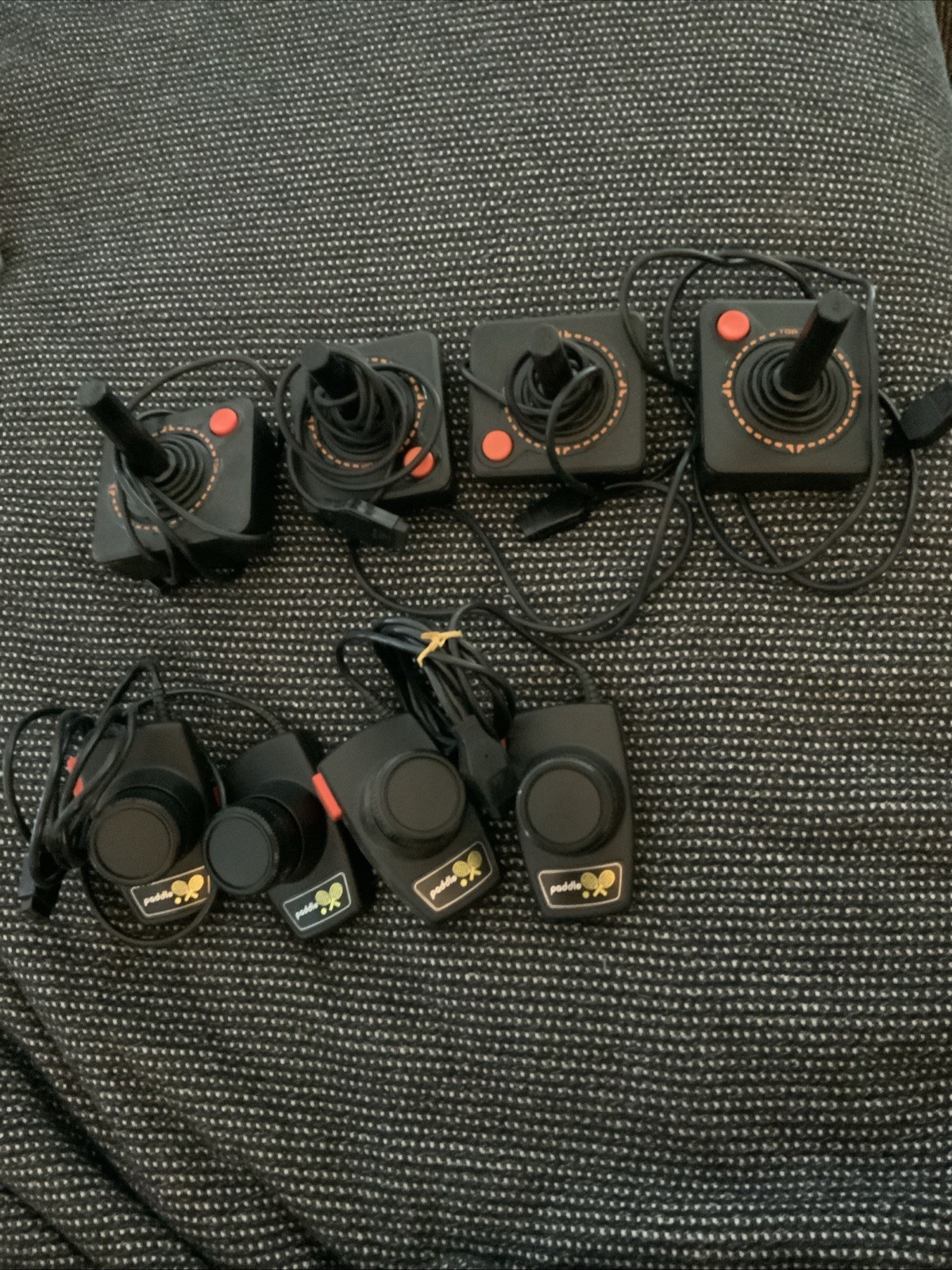 Atari 2600 Console Game Lot Video Game Center 61 Games Joysticks, Paddles & Mor