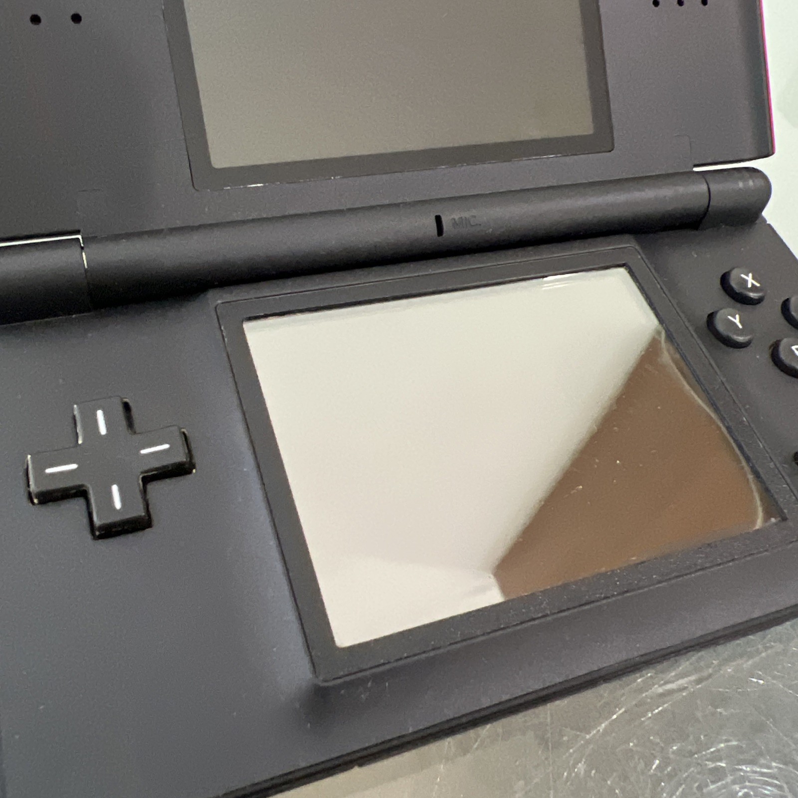 Nintendo DS Lite Authentic Console Crimson Handheld System W/ Charger & Stylus