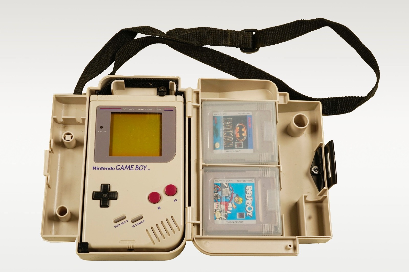 Nintendo Gameboy Original with 6 Game Cartridges! Screen has no Dead Lines!