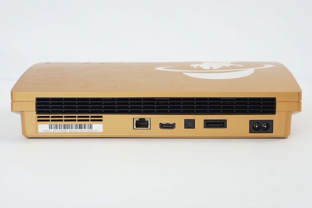 PS3 Playstation3 ONE PIECE GOLD Console CECH-3000B 320GB Tested System 35