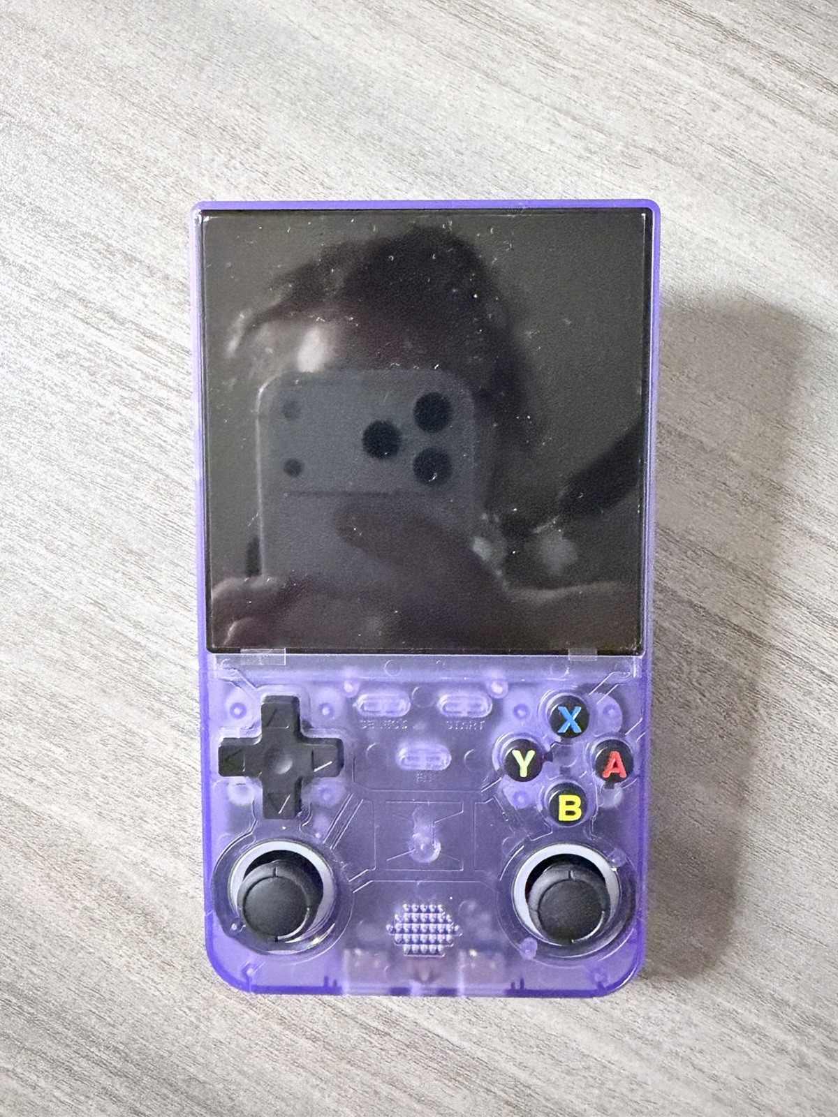 R36 Ultra Handheld Game Console 64GB 720p USB-C Rechargeable Purple
