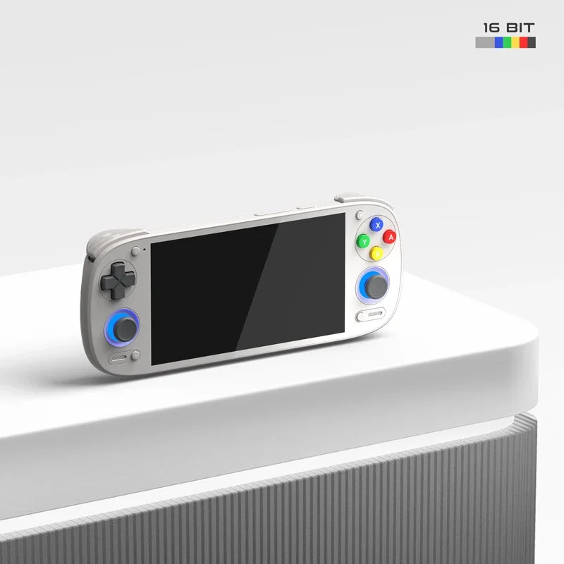 5 Handheld Game Console 5.5” AMOLED Screen Android13 Joystick RGB Lighting Effe