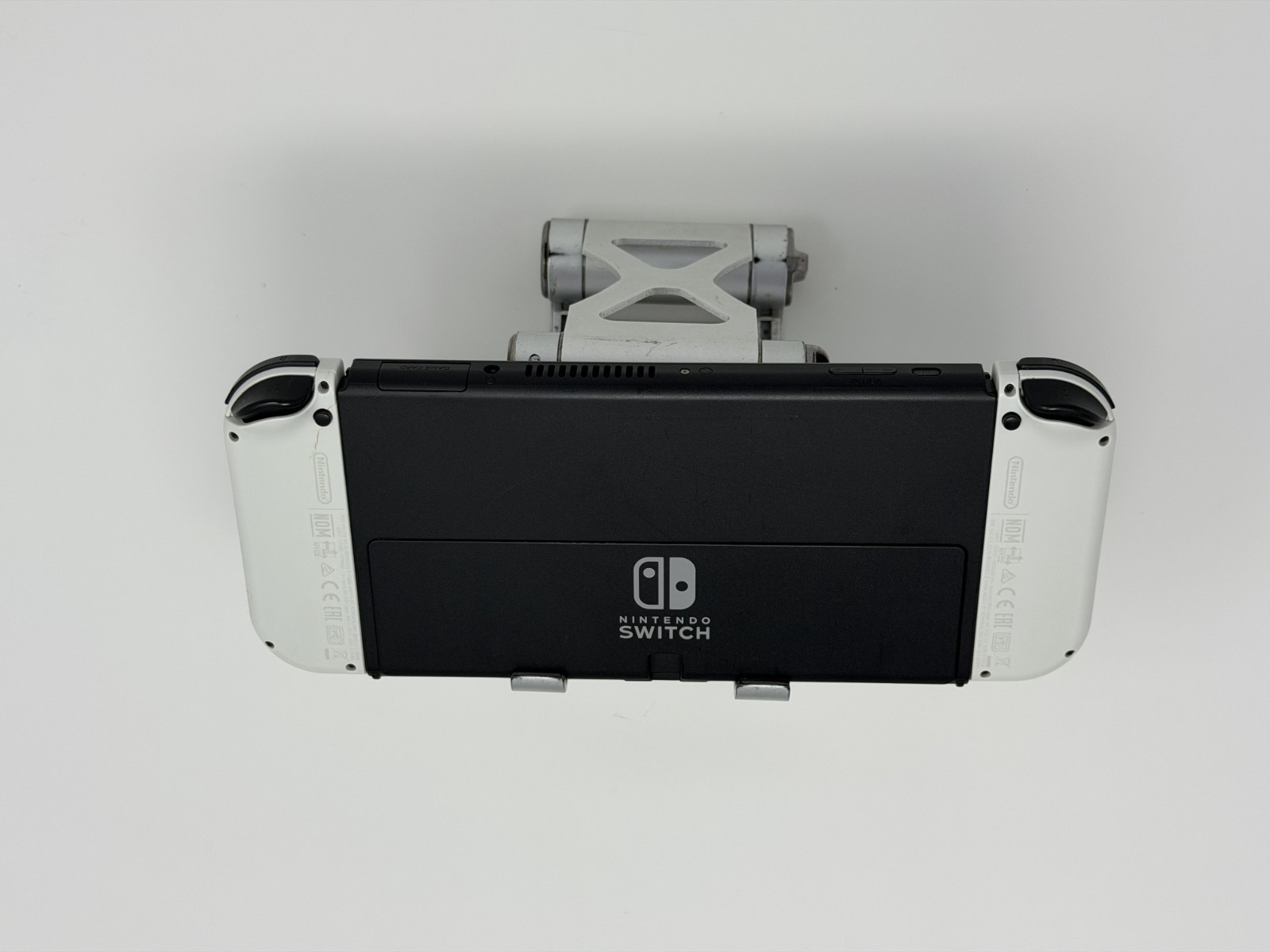 Nintendo Switch OLED White 64GB Full Bundle Original Box Dock — Good Condition