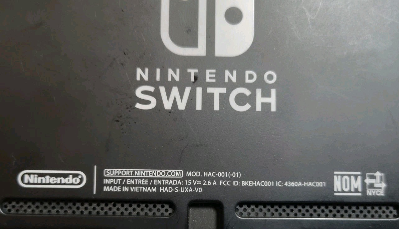 Nintendo Switch V2 Console Bundle Gray HAC-001(-01) 32GB w/ PowerA Controller &