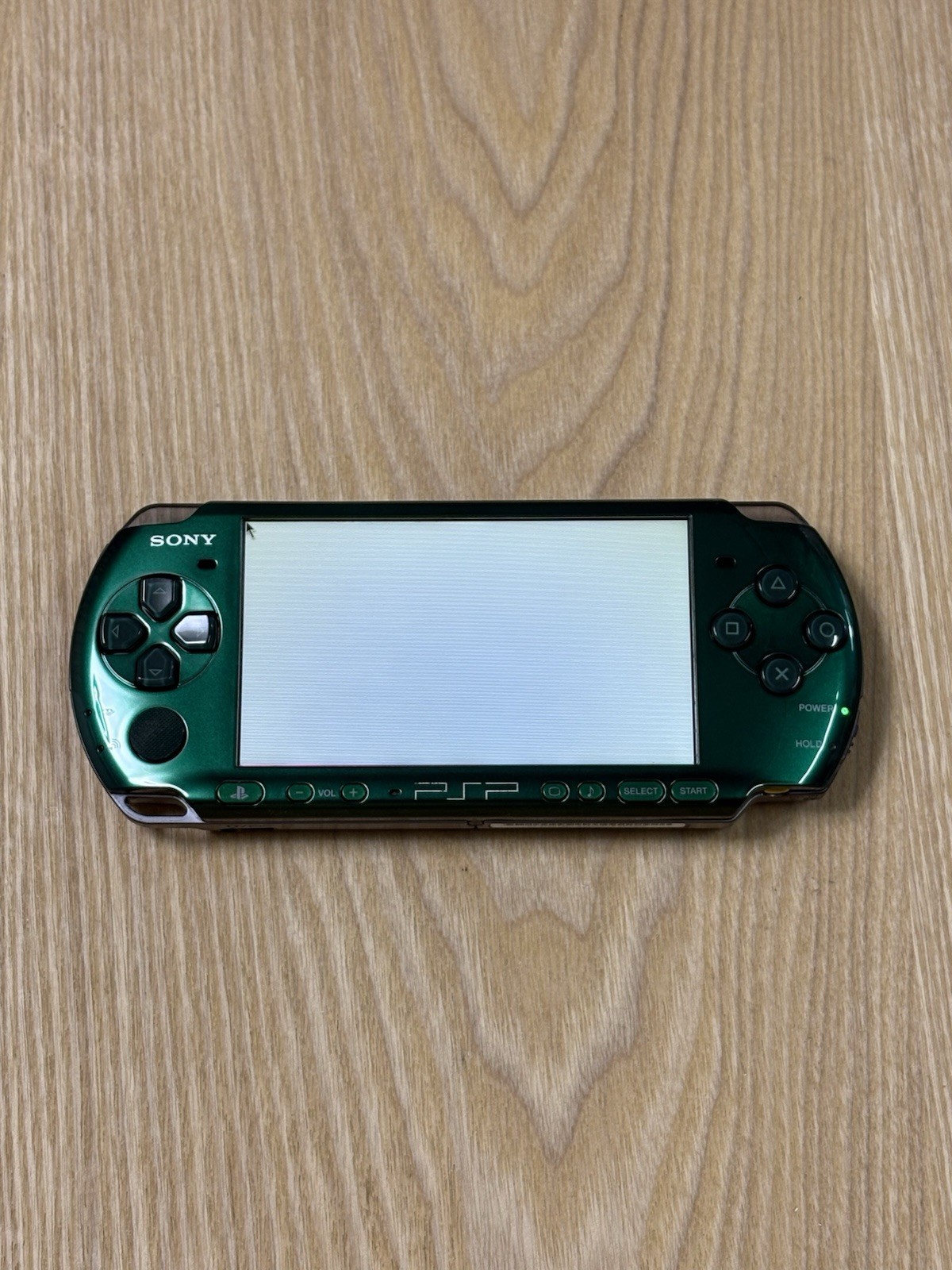 PSP 3000 Spirited Green Console Boxed Complete Tested Working