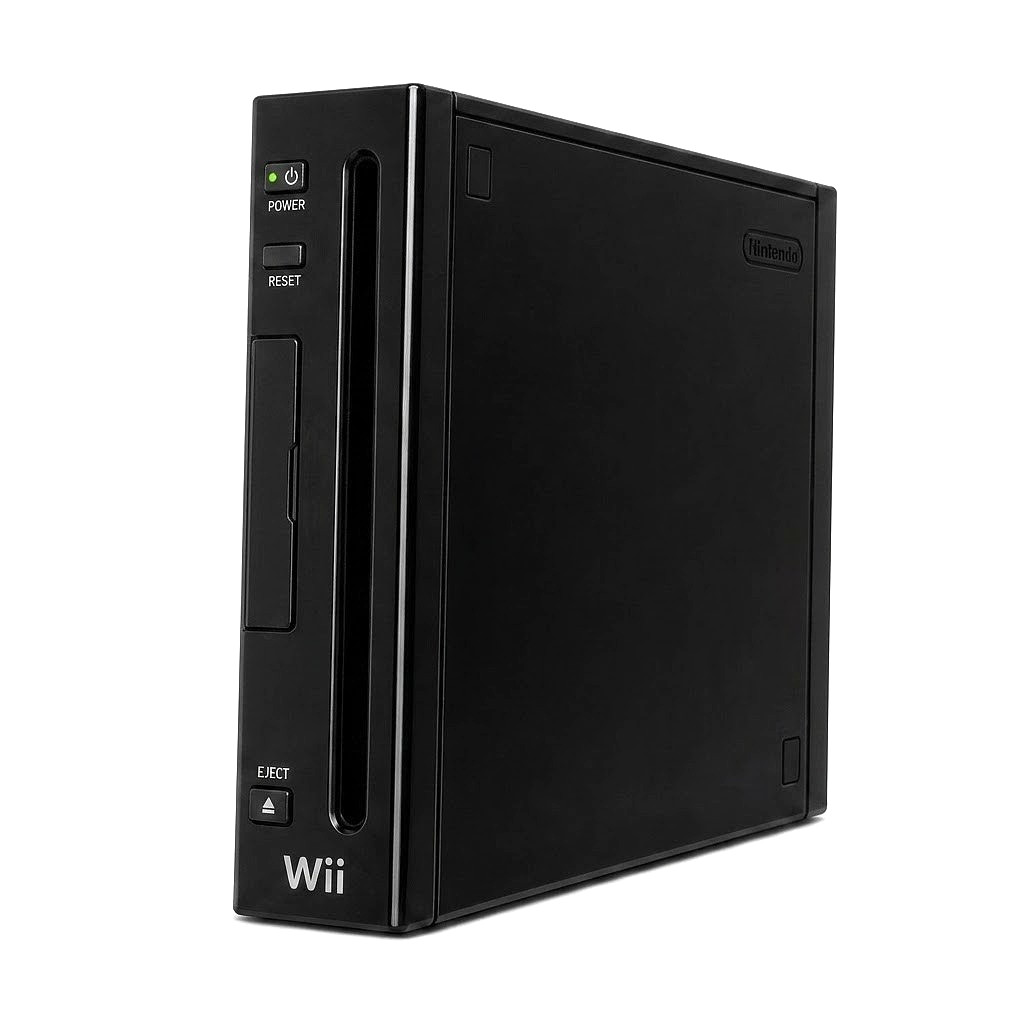 Nintendo Wii Black Console Only GameCube Compatible 1 year warranty