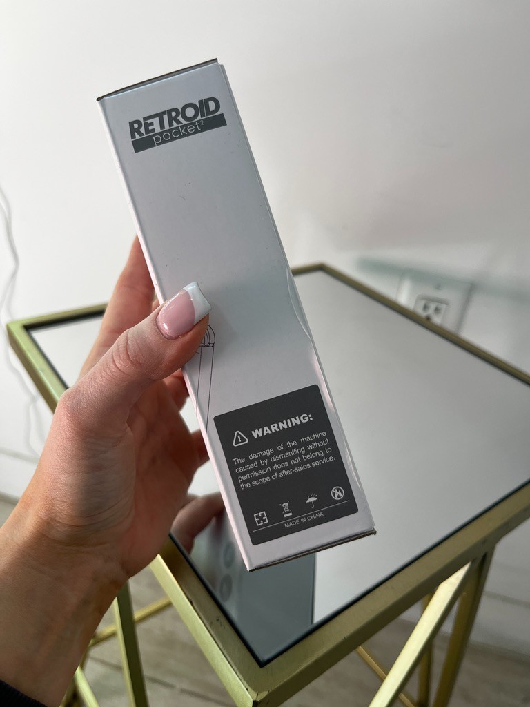 Retroid Pocket 2 Handheld Gaming Console in Gray