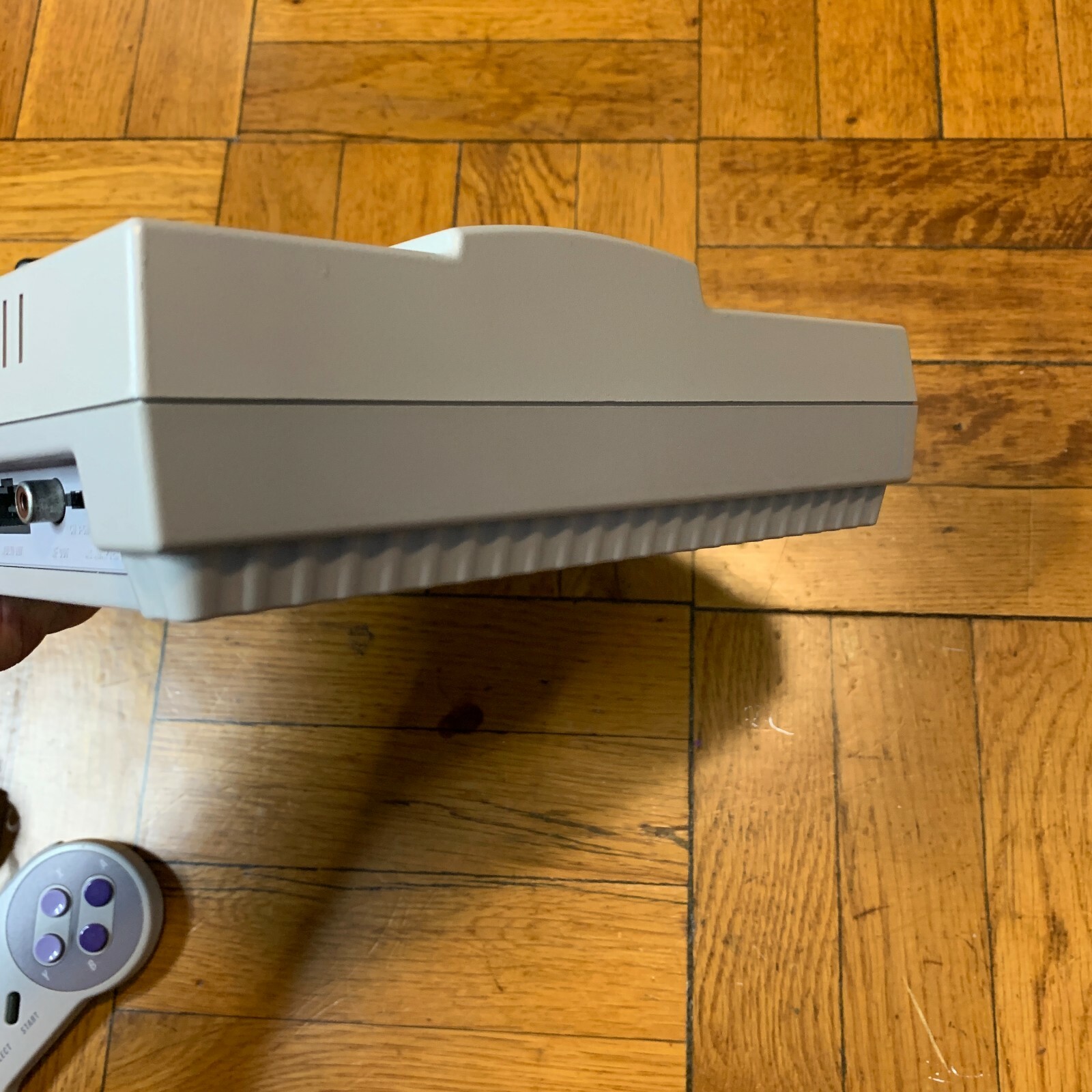 Super Nintendo SNES Original Console OEM System Set w/ Mario World & Donkey Kong