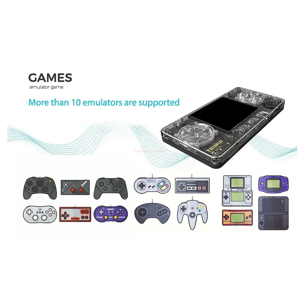 Model S Handheld Game Machine 2 Inch Ips Screen Extremely Compact7724