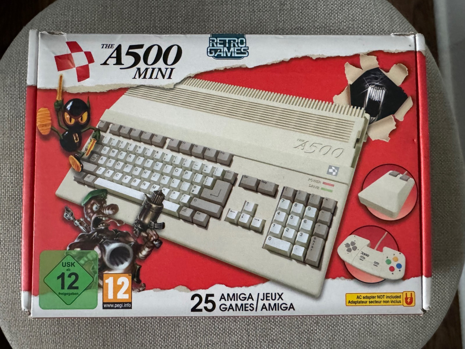A500 MINI 25 Retro Games Console HDMI Modern 2022 Edition AMIGA 500
