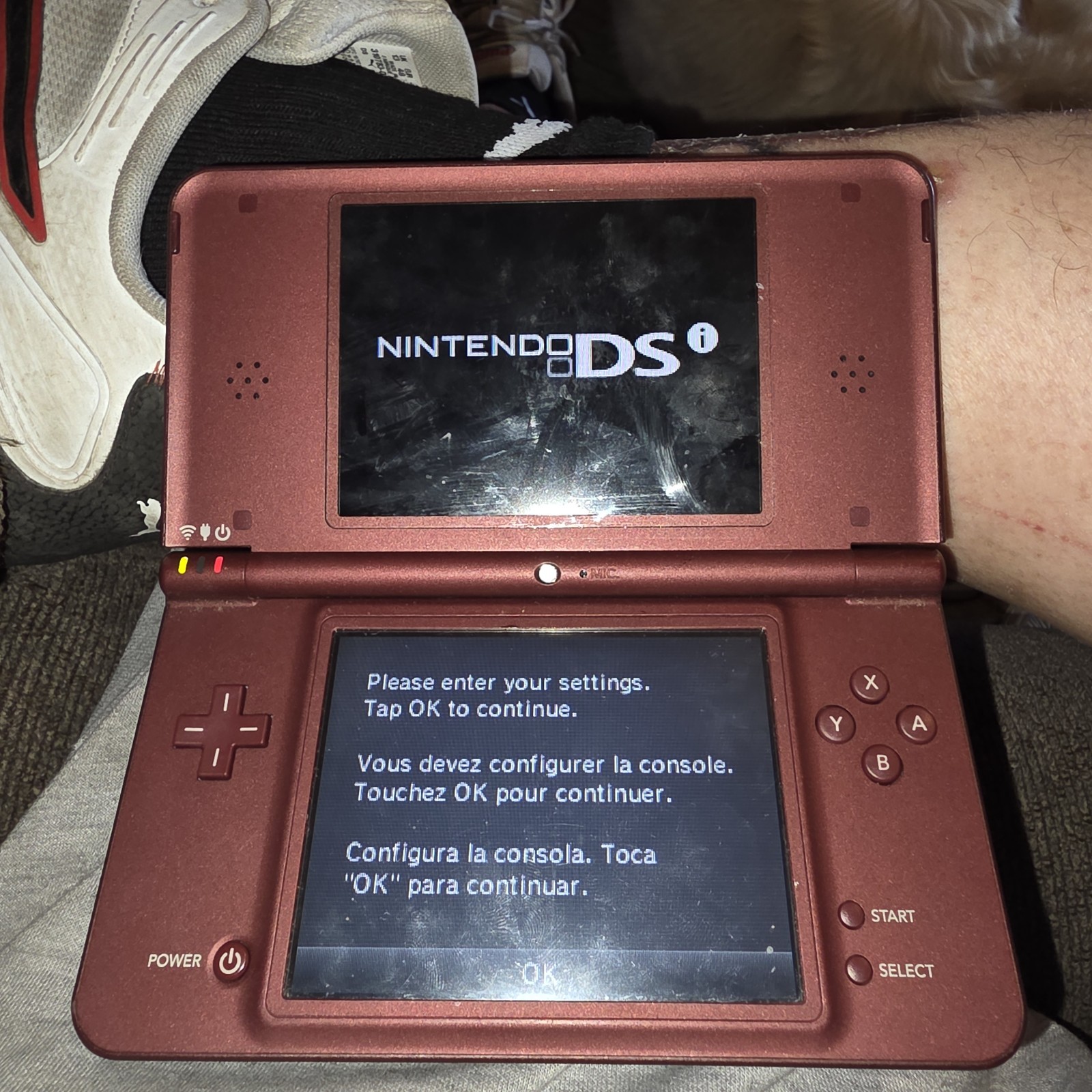 Nintendo DSi XL Launch Edition 256MB Handheld System – Burgundy