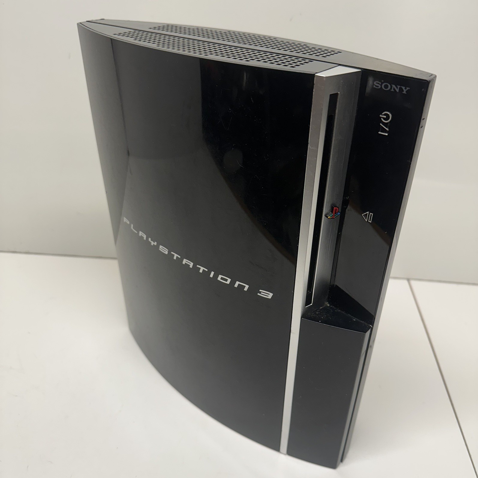 Sony PlayStation 3 PS3 Fat CECHL01 Black System Console Only For Parts Or Repair