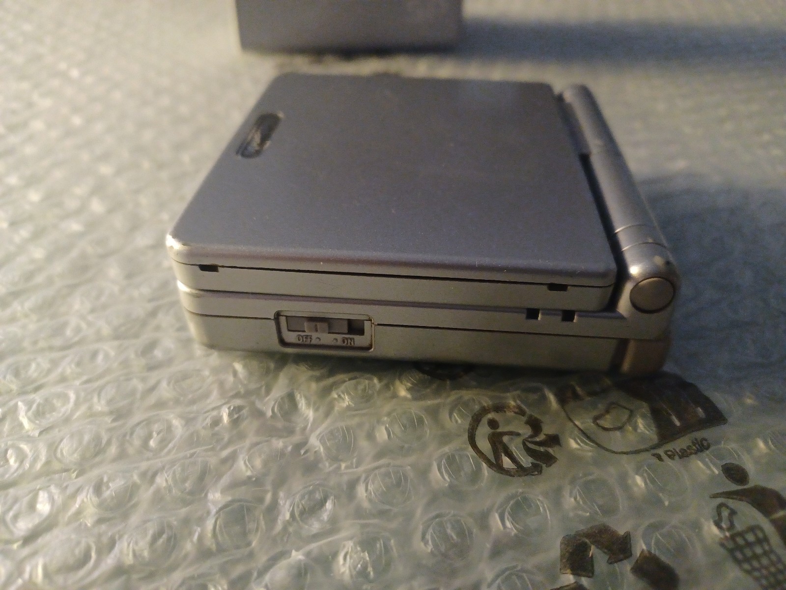 Nintendo Gameboy Advance SP GBA SP Silver/Silver