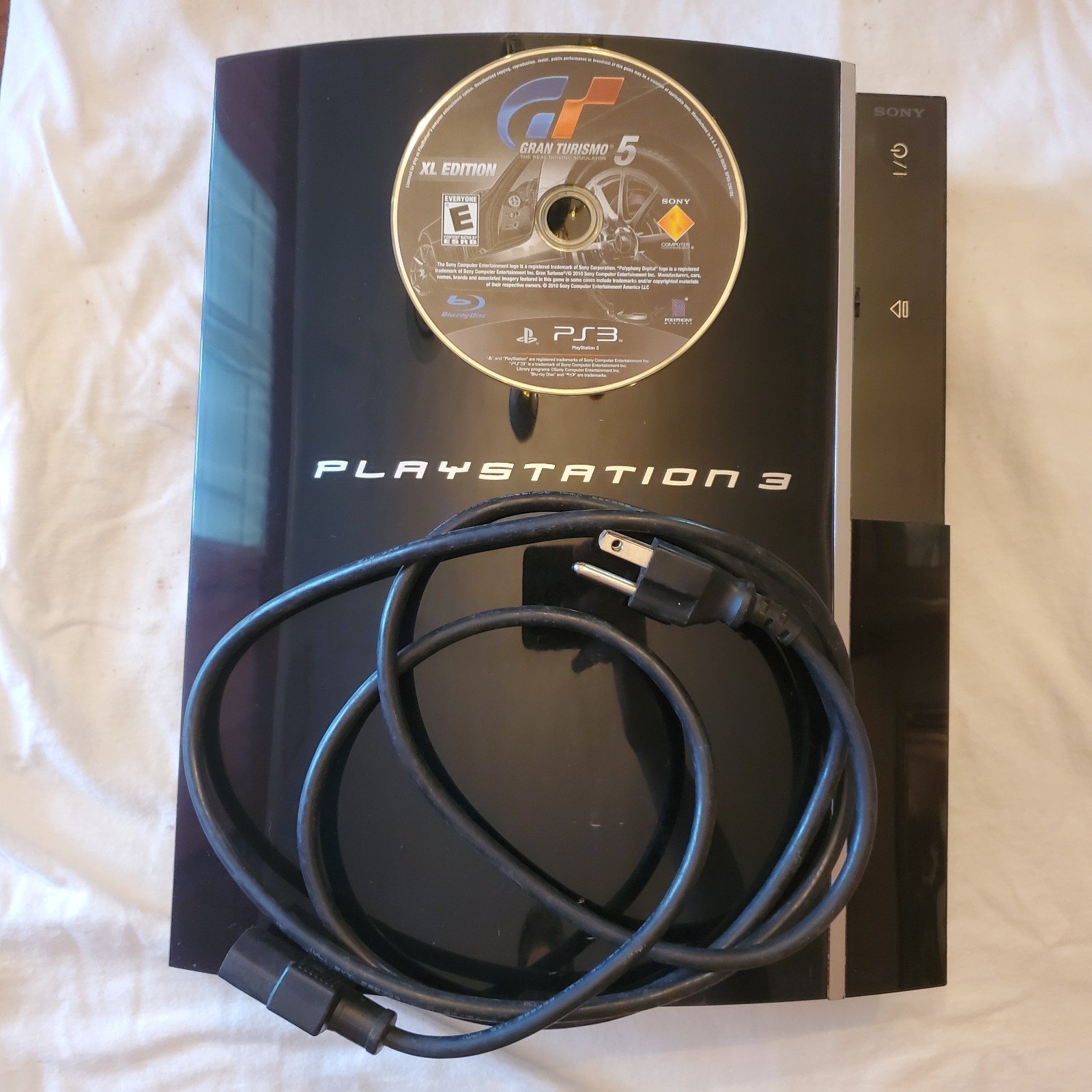 Sony PlayStation 3 (PS3) 80GB Console (+Gran Turismo 5) Tested and Working